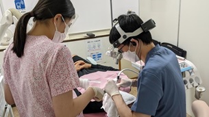 長男昌也が仲町歯科医院の診療に加わりました